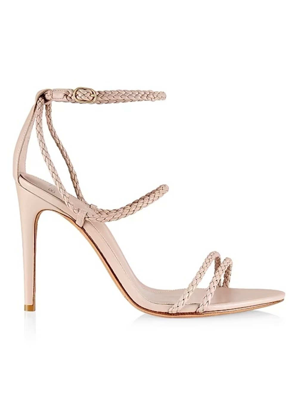Alexandre Birman / braided nude sandal Bella Heels 40 10
